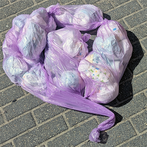 Navulling Semi-Doorzichtig Paars
